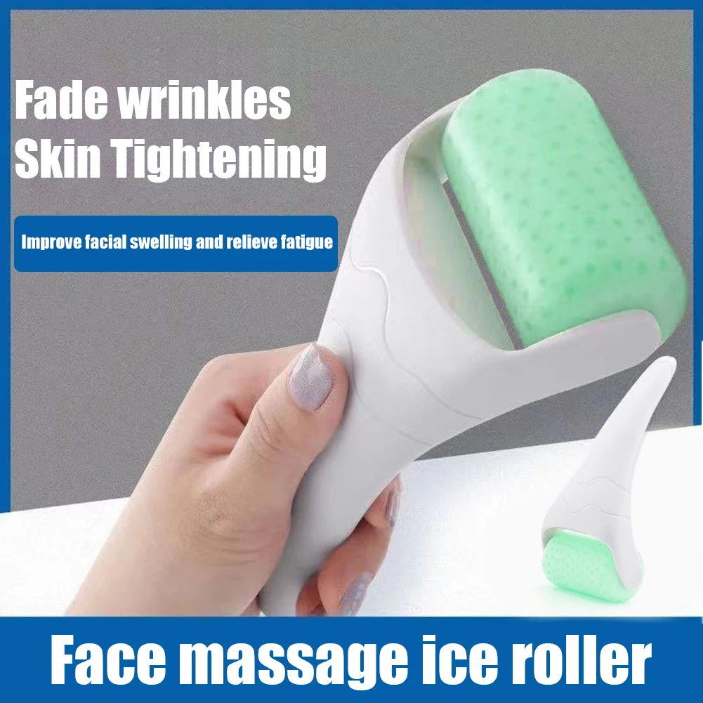 

Face Cool Ice Roller Handheld Massager Body Lift Massage Fatigue Relief Massager Skin Roller Tool Neck Care Supplies