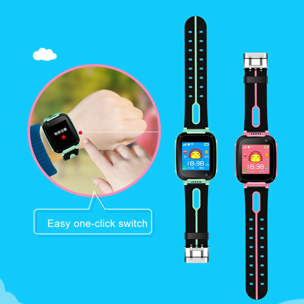 Лидер продаж для детей S4 водонепроницаемый сигнал SOS GPS локатор сенсорный экран