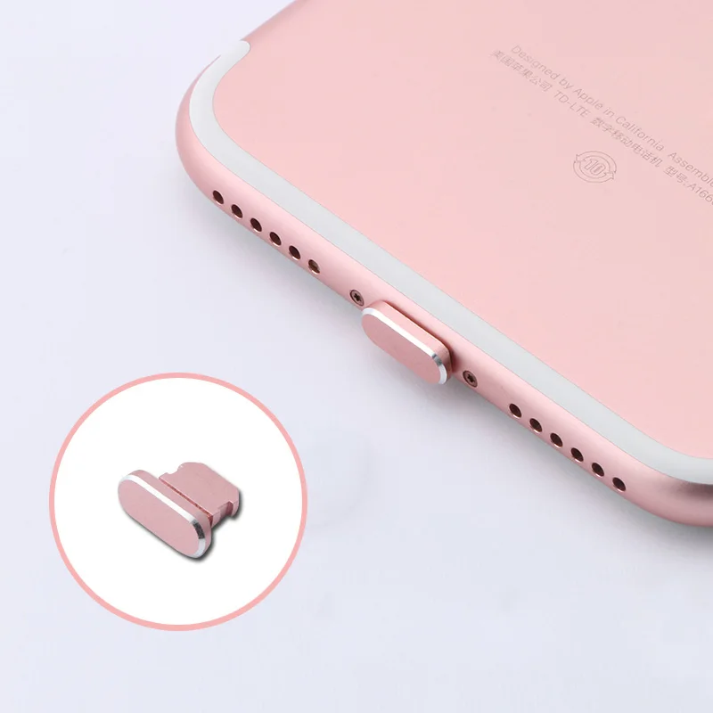 Заглушка от пыли из алюминиевого сплава для iPad iPhone X XS Max XR 8 7 6 6S Plus 5 5S 5C SE заглушка