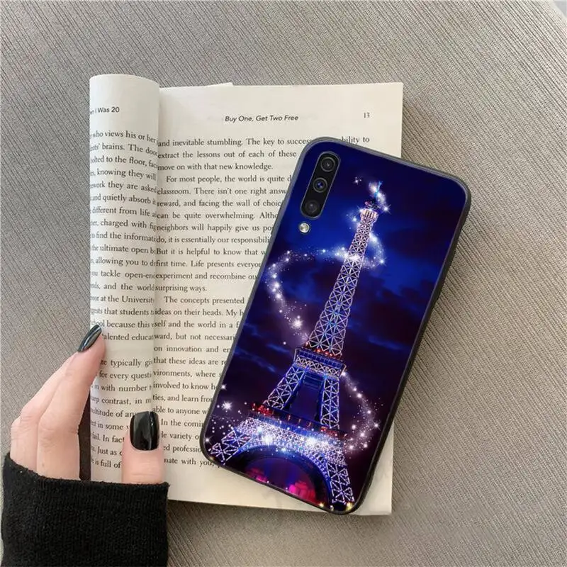 

Paris Eiffel Tower art pattern Phone Case For Samsung galaxy S 9 10 20 A 10 21 30 31 40 50 51 71 s note 20 j 4 2018 plus