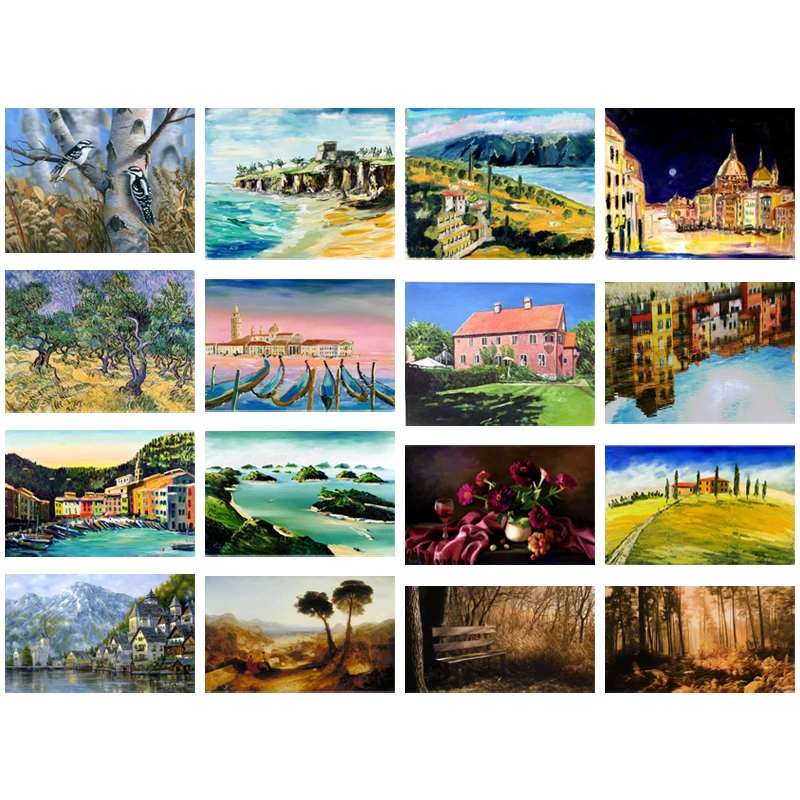 

New 5D Crystal Round Square Diamond Painting Nordic Abstract Landscape Diamond Embroidery Home Decoration Diamond Cross Stitch