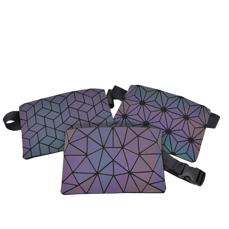 Светящиеся женские поясные сумки голографическая поясная сумочка Женская сумка