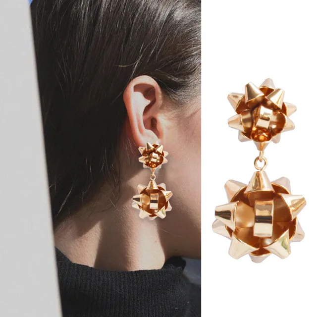 2021 модные компактные рождественские серьги в европейском и американском стиле
