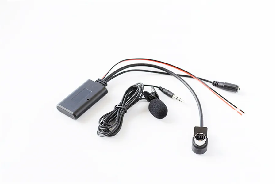 Car Bluetooth Audio Microphone Cable for Alpine / JVC Ai-NET KCA-121B Stereo AUX Adapter Phone Calling Handsfree |