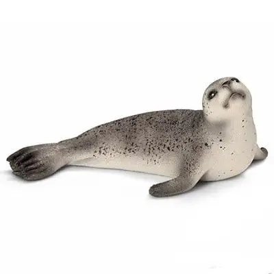 seal Оригинальные оригинальные джунгли дикая жизнь зоопарк ферма животные наборы собака волк осел бык овца Бегемот фигурка детская игрушка для детей подарок - Цвет: seal