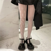 fashion pantyhose fish net mesh black white tights different pattern club wear party pantyhose stockings for women tights