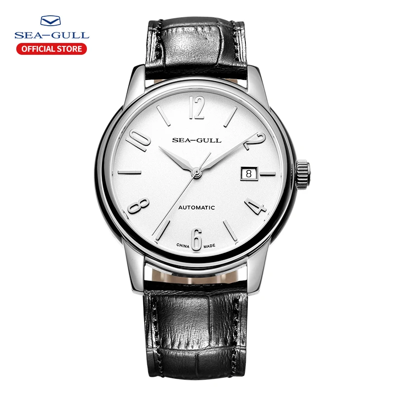 Часы мужские механические деловые водонепроницаемые с автоподзаводом на