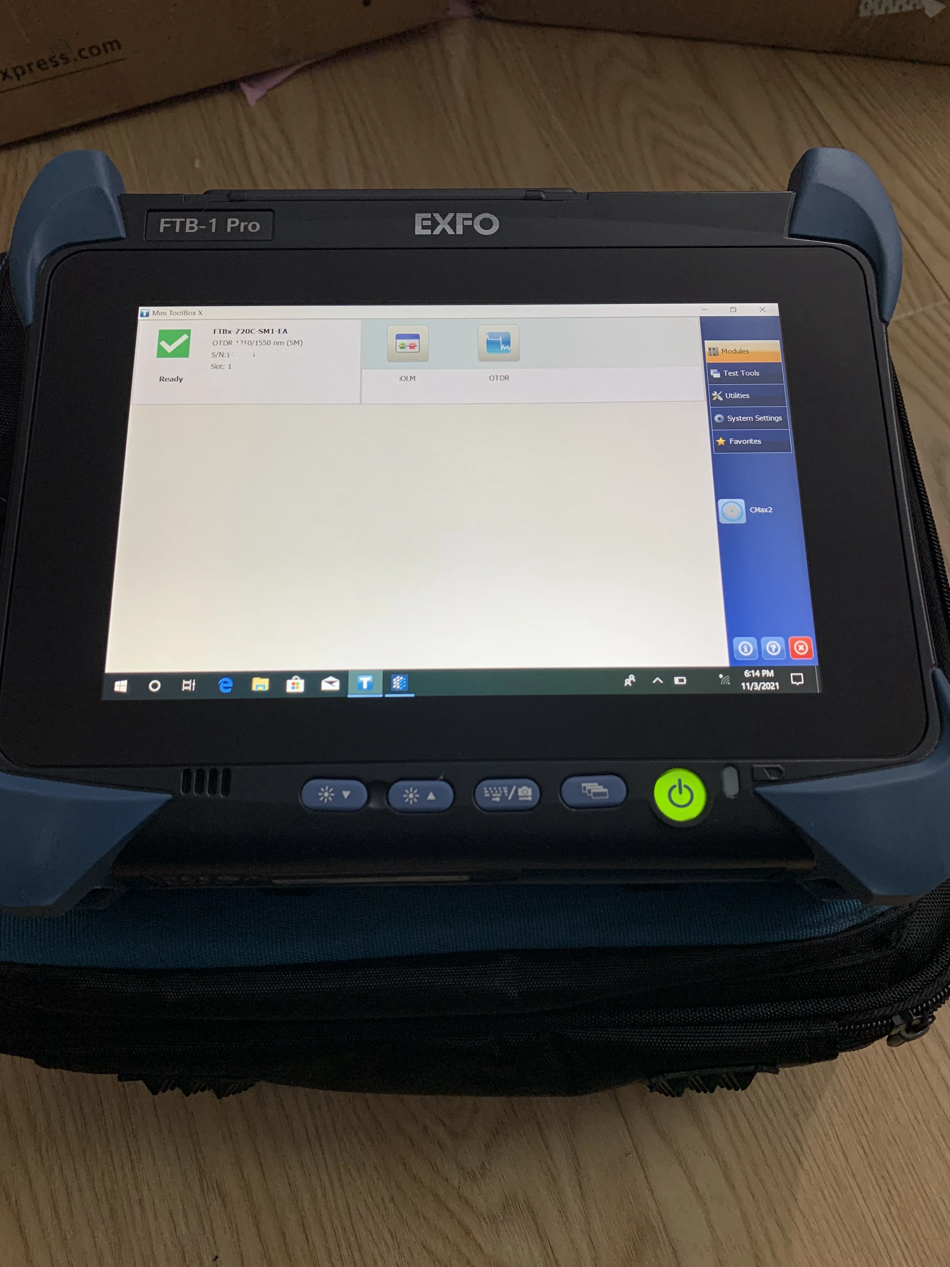 EXFO FTB-1 v2 PRO платформа с фотомодулем SM OTDR 1310/Нм динамический диапазон дБ