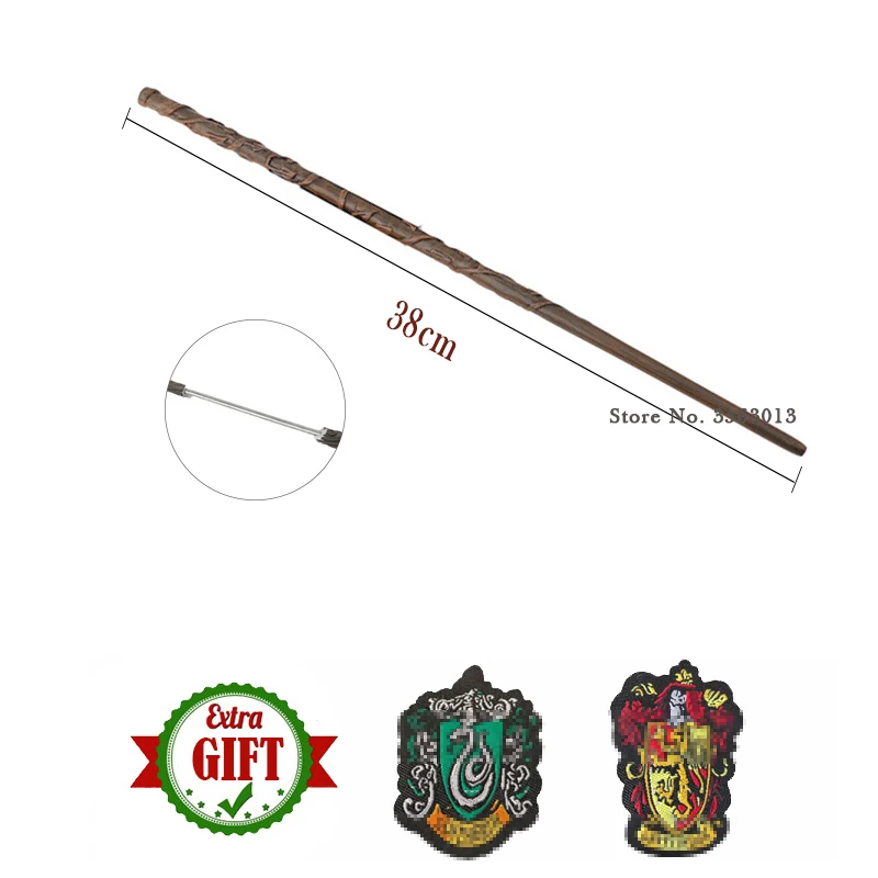 

30 Kind of Cosplay Potter Magic Wands Metal/Iron Core Children Magic Toy Wand Gift No Box Package Prop Stage Magic Tricks