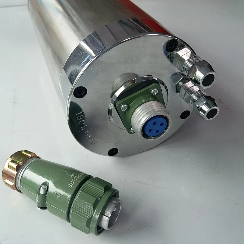 4.5KW ER20 24000 об/мин 100 мм 220v мотор шпинделя с водяным охлаждением высокой точности