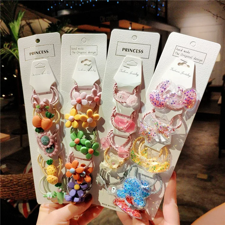 ET78 Новый обруч для волос маленькая резинка девочек милый мультяшный головной