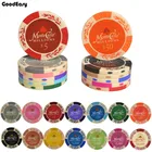 25 шт.лот Монте-Карло пшеничный доллар покерный чип казино монеты Техасские покерные фишки наборы черный Джек покер доска игра покер клуб