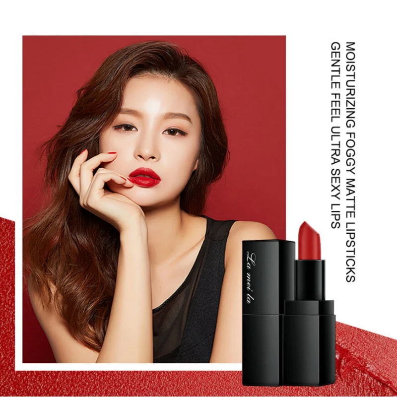 Новая матовая губная помада с антипригарным покрытием водостойкая стойкая