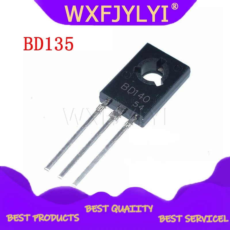 10 шт. BD135 BD136 BD138 BD132 BD137 BD139 BD140 TO-126 NPN мощный триодный транзистор новый и