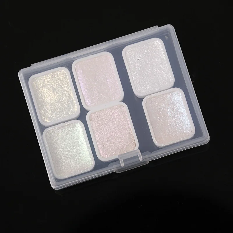 

Japanese nail art aurora powder ink art nail art solid pearl watercolor color nail halo dyeing painted marble watercolor paint