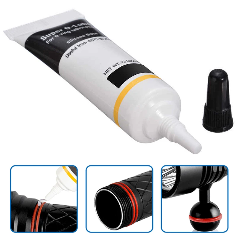 

Waterproof Food Grade Silicone Lubricant Grease for O Rings Ring Faucet Plumbers 10g FP8