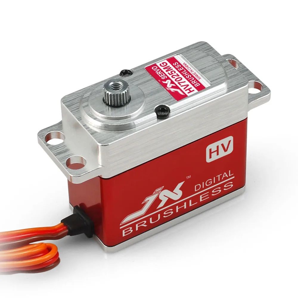 RC Servo JX BLS-HV7025MG 25 кг металла высокой точности Шестерни полный ЧПУ Алюминиевый