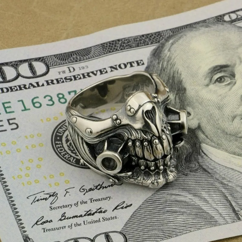 Crazy Max маска кольцо для мужчин ретро аксессуары в стиле панк античные вечерние