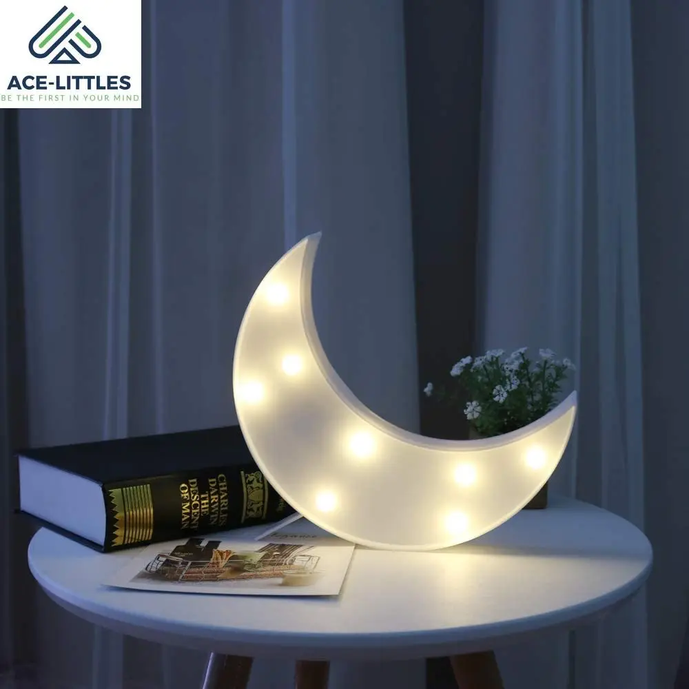 Декоративный светодиодный светильник в виде полумесяца шатра букв светодиодные