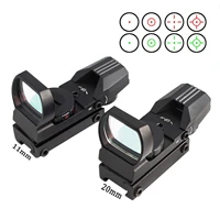 1120mm rail riflescope hunting optics holographic waterproof red dot sight reticle tactical scope collimator sight for hunting