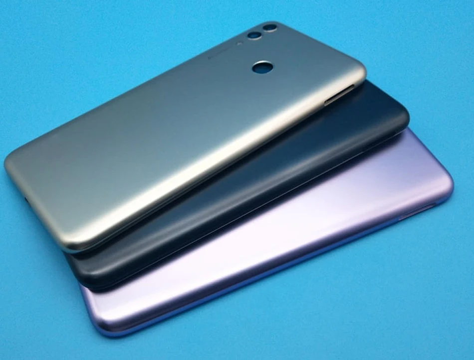 Для huawei Honor 8C задняя крышка батарейного отсека стеклянная задняя крышка корпуса дверная камера стеклянная линза для huawei Honor Play 8C запасные части