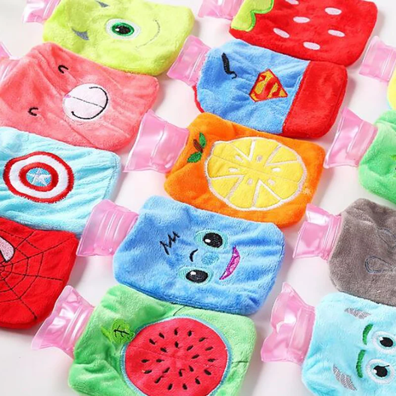 Милые Мультяшные теплые мини-грелки для рук грелки зимние девочек с карманами