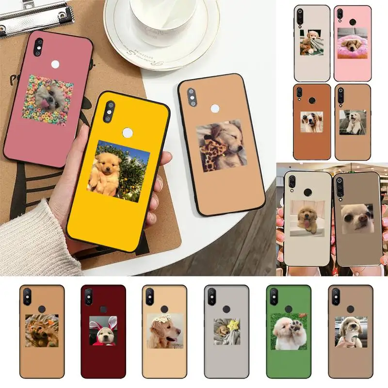 

Super cute dogs photos Phone Case Back Cover For Xiaomi Redmi Note 7 5 8A Note8pro 9Pro 8T TPU Coque for Redmi9 Capa