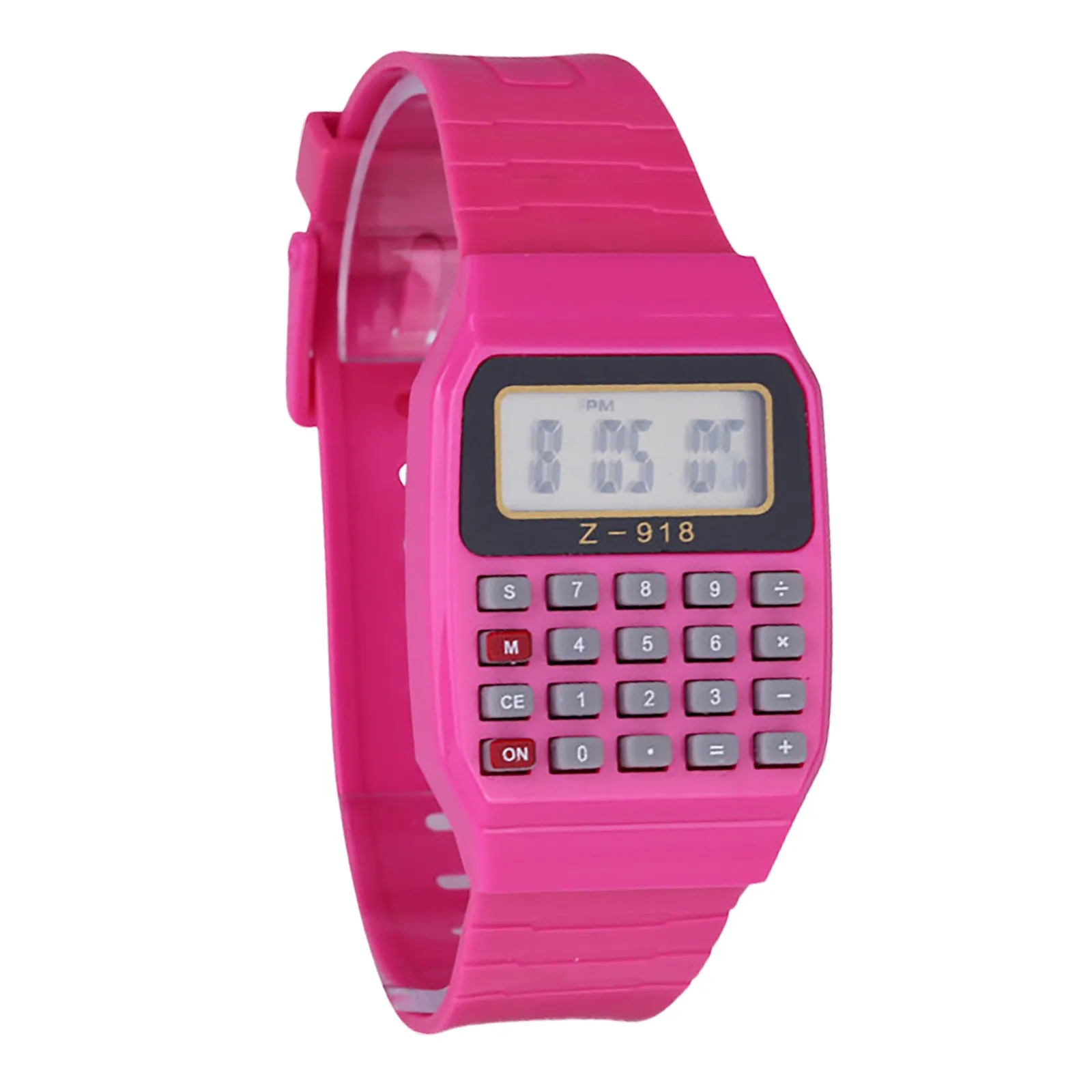 Детские многофункциональные наручные часы Fad с силиконовым датой и электронным