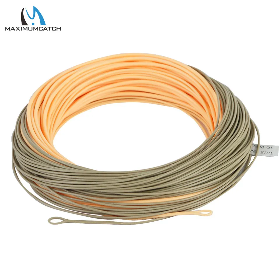 Maximumcatch WF3F 8F Spey рыболовная леска для ловли нахлыстом 90 футов с 2 сварными петлями