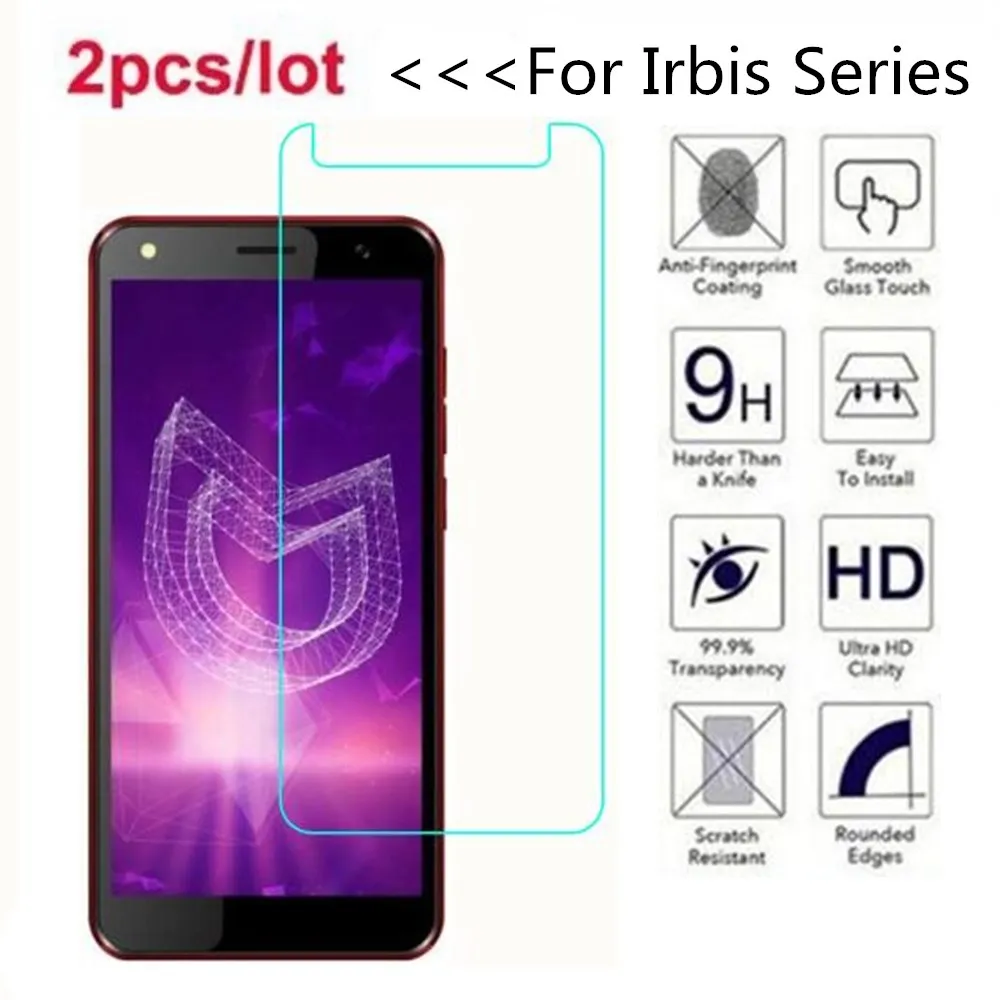 Закаленное стекло для Irbis SP511 2.5D Premium Защитная пленка экрана на SP514 SP517 SP571 SP510 SP542 SP541