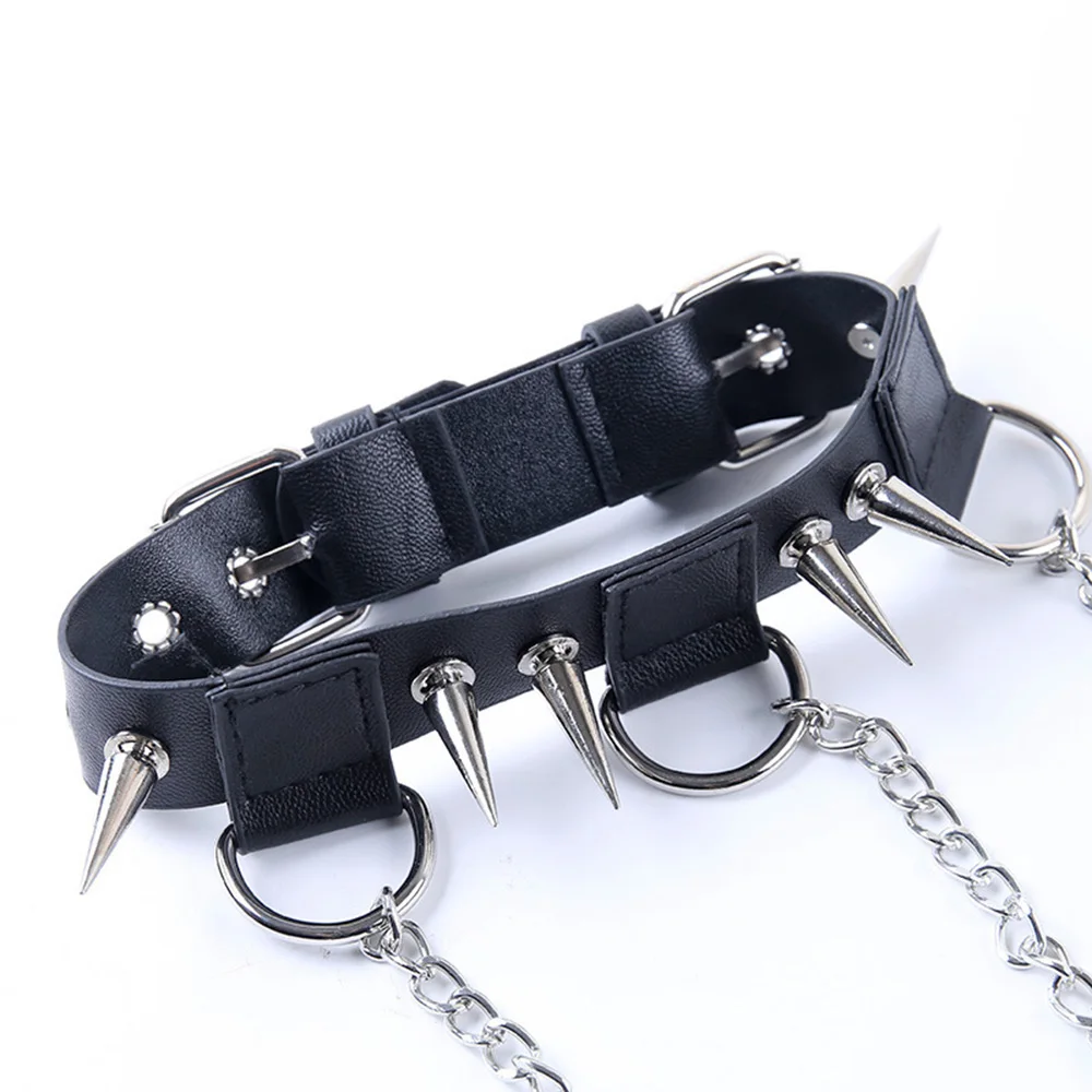 2019 женские готические ожерелья железная цепочка пятизвездочная подвеска на шею