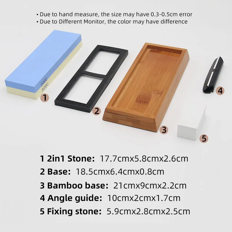 

ZK20 Double-sided white corundum sharpening oil stone Household kitchen double-sided sharpening stone
