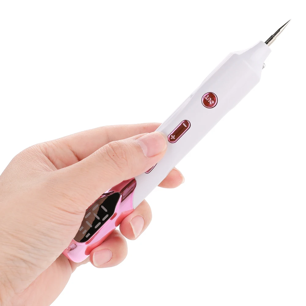 Новейшая лазерная ручка для удаления родинок плазменная с ЖК-экраном 9 уровней