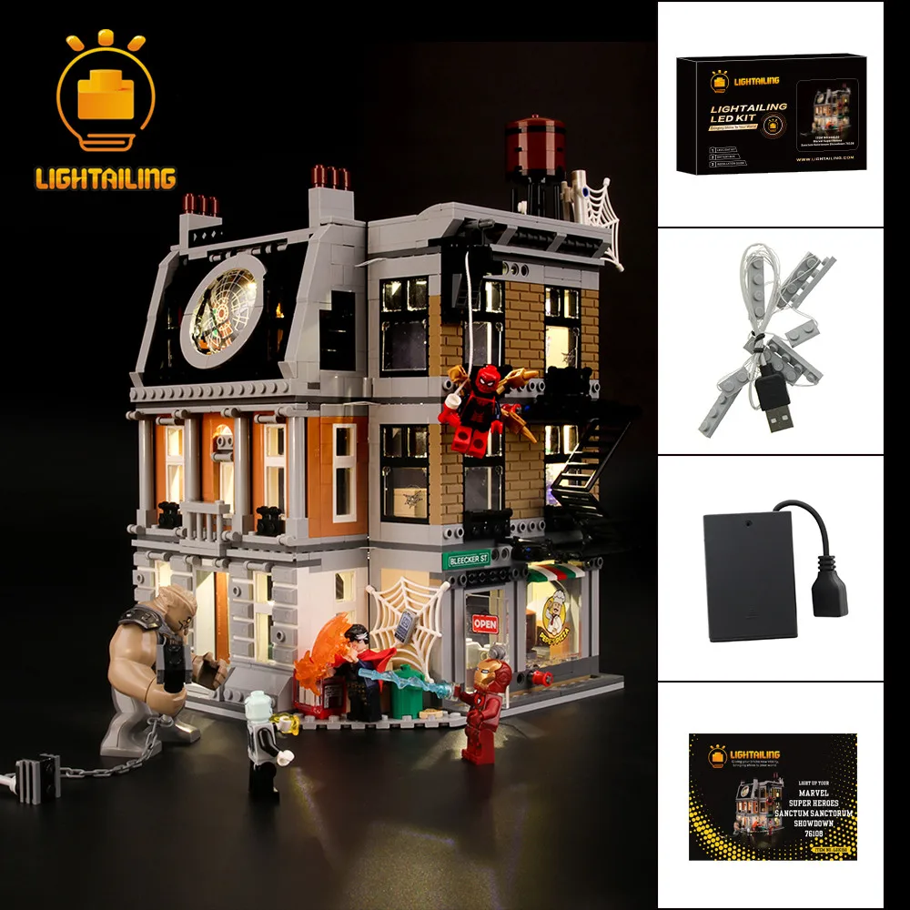 

LIGHTAILING Led Light Up Kit for 76108 Sanctum Sanctorum Showdown Building Blocks Set (NOT Include the Model)