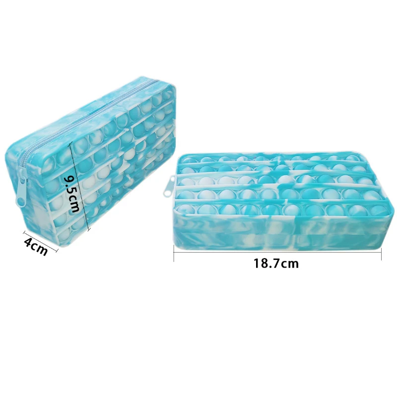 Популярный товар антистрессовый набор игрушек чехол-карандаш с мраморным