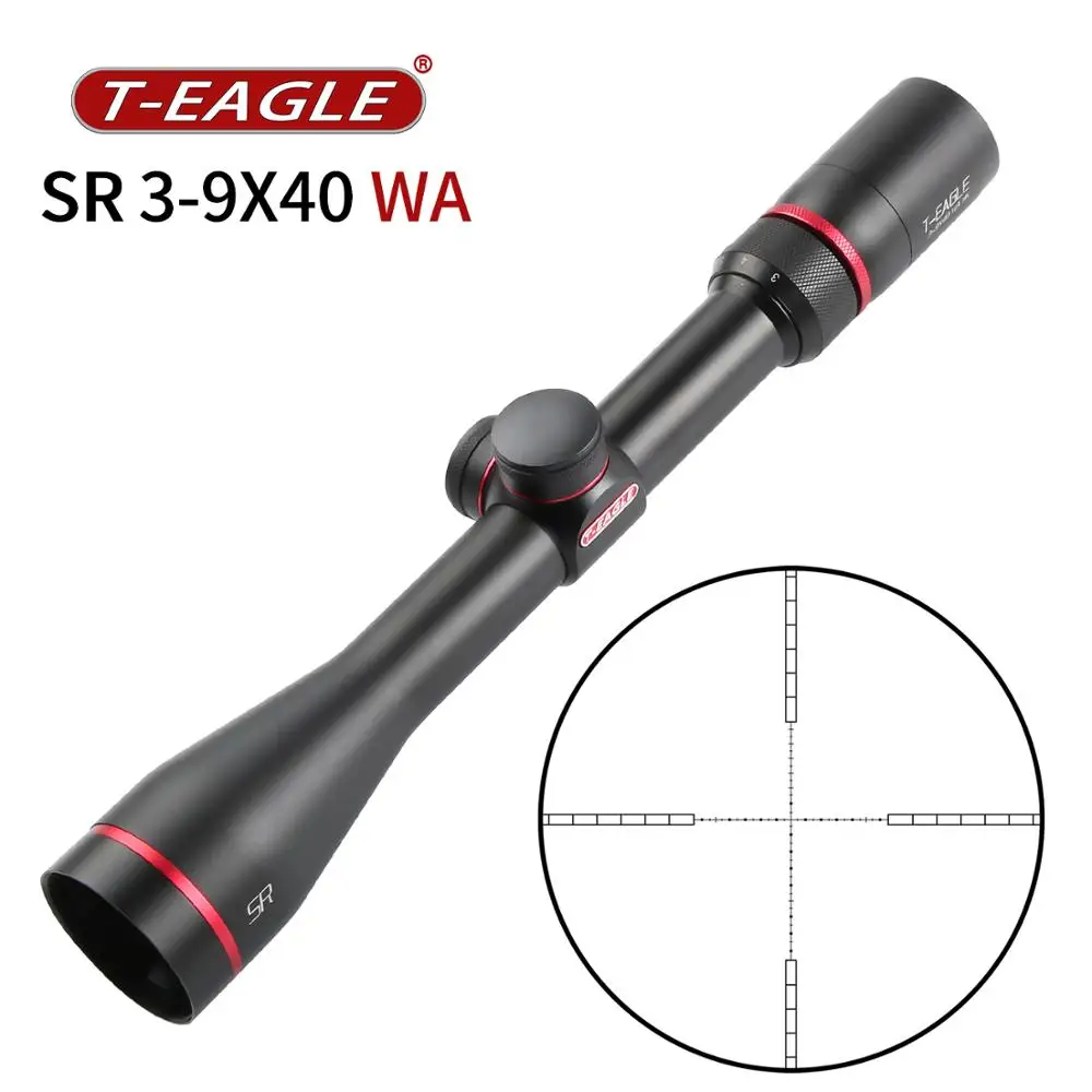 T-eagle SR 3-9X40 optical sight Air Rifle Optics Sniper Scope Compact Riflescopes hunting scopes with 20mm/11mm Rail mounts