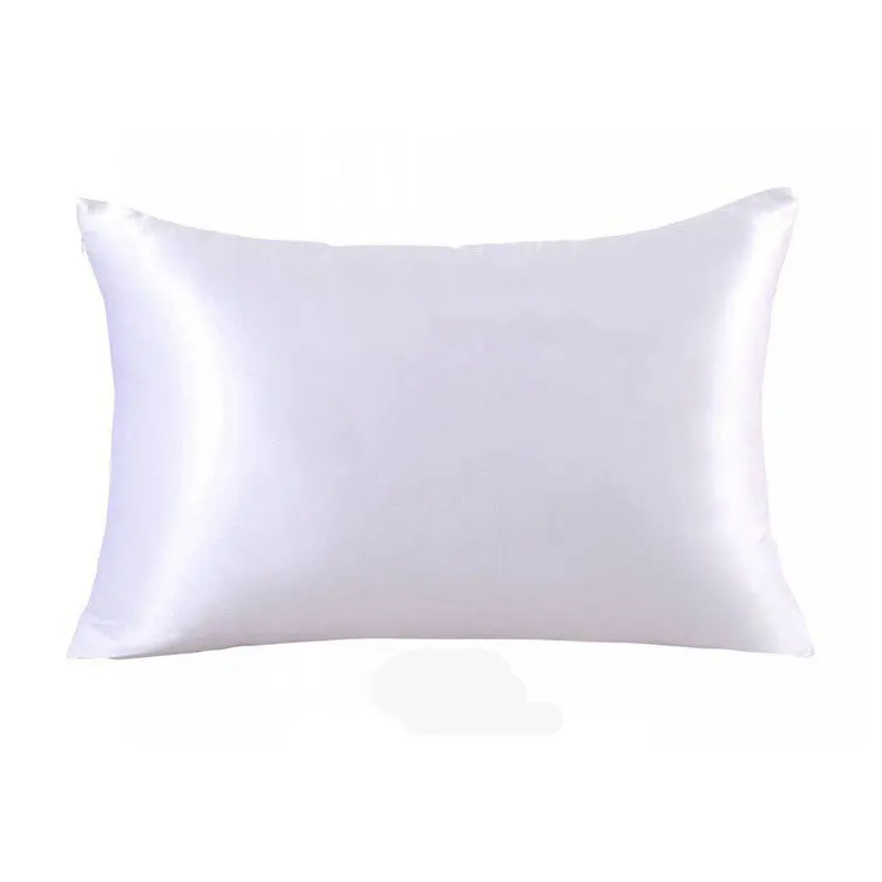100% двуспальная стандартная сатиновая шелковая Мягкая Наволочка тутового