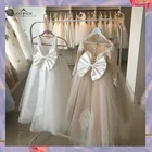Цветочное платье FATAPAES для девочки, быстрая доставка, детское потрясающее платье принцессы для первого причастия, бальное платье, свадебное платье, детское платье для вечеринки