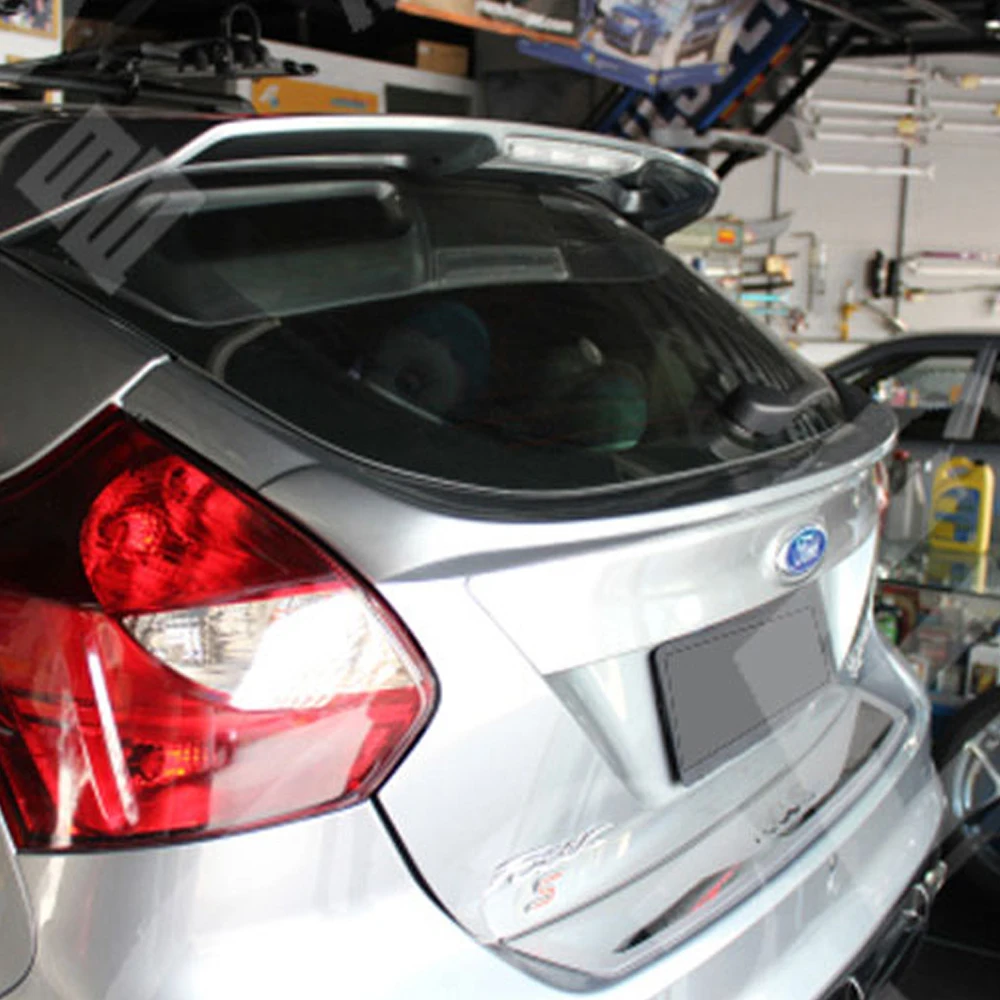Для Ford Focus Хэтчбек задний сапог до середины икры спойлер крыло 2012-2014 PU праймер