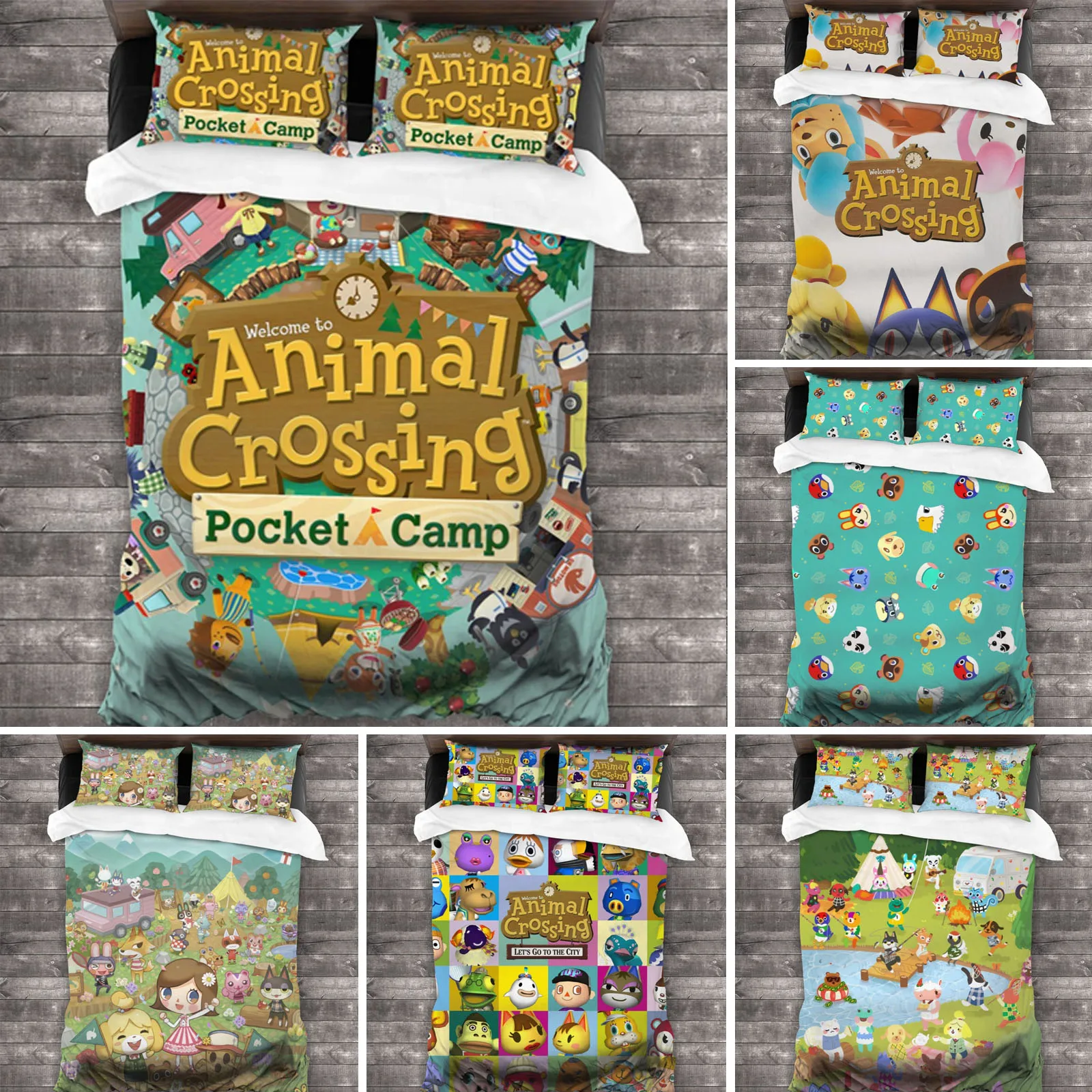 

Всесезонный Комплект постельного белья с пересечением животных, Комплект из 3-х предметов, одеяло, кровать 180x130 см