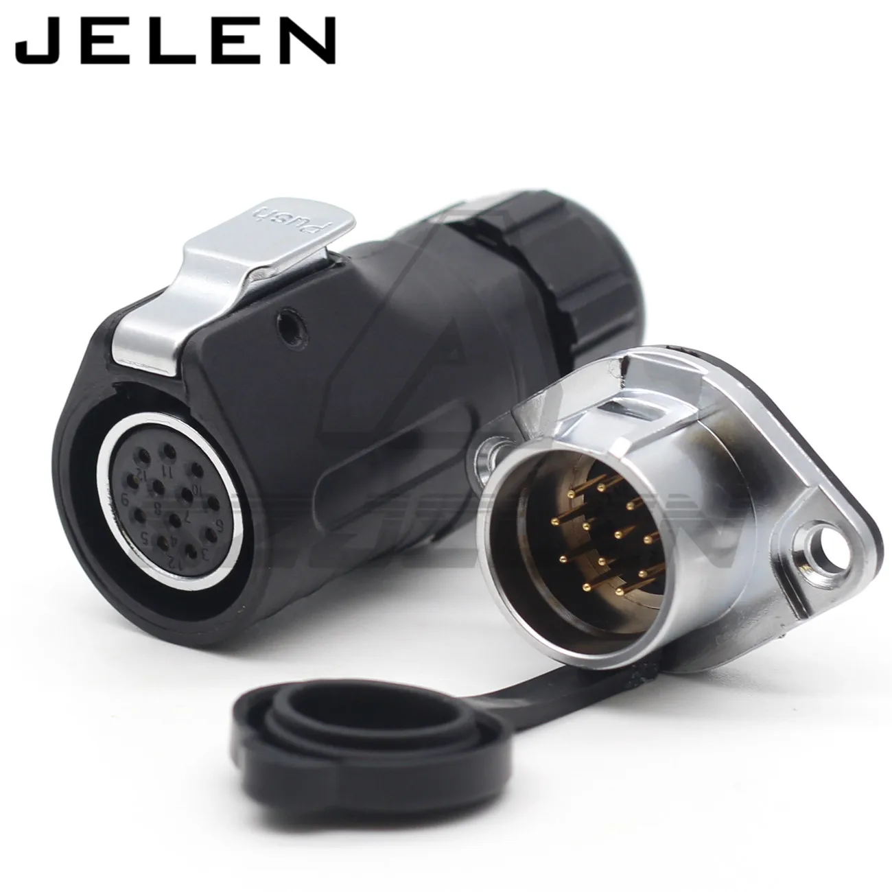 Авиационный кабель XHE20, водонепроницаемый светильник 12 контактов, IP65, водонепроницаемый, круглый