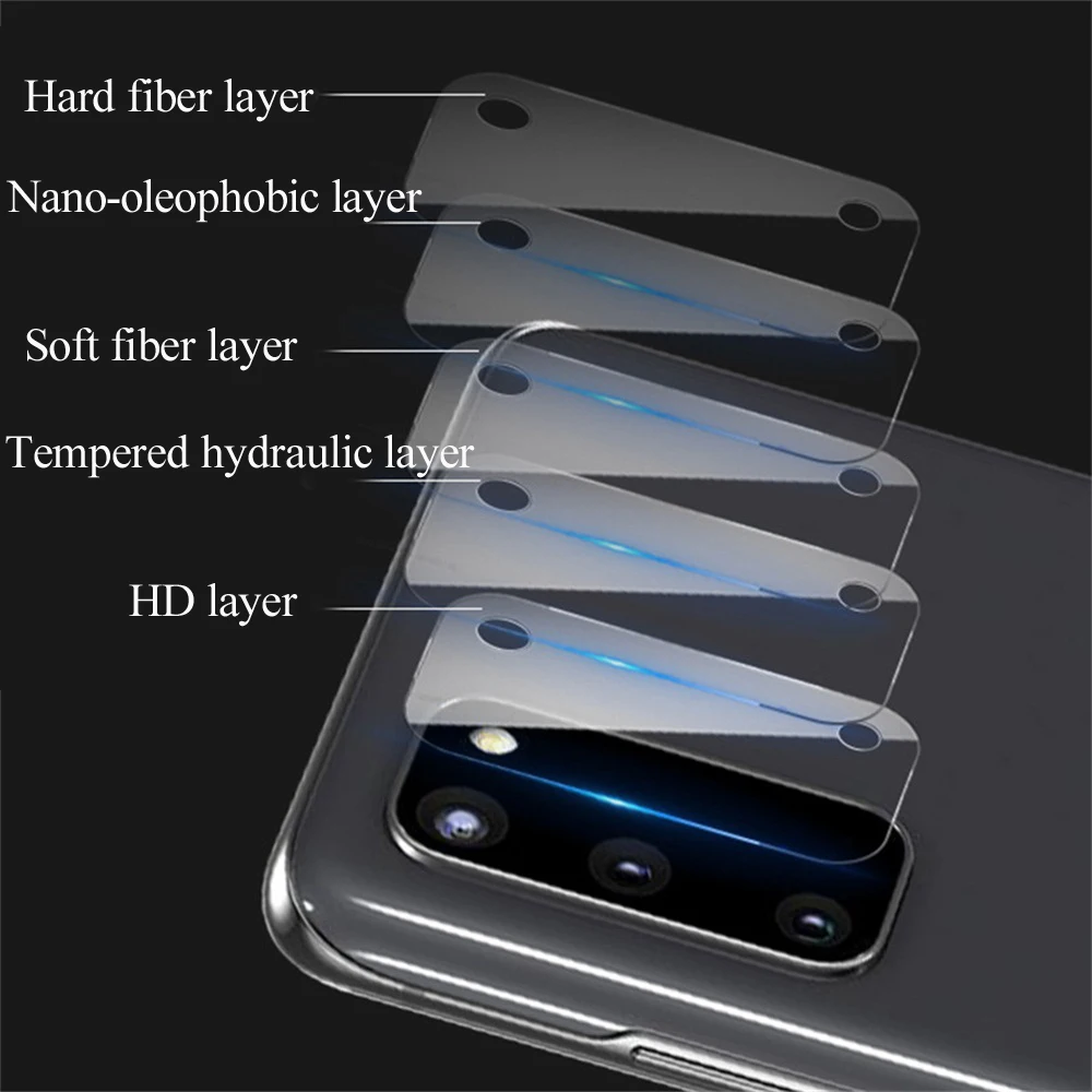 Пленка из закаленного стекла для объектива камеры S amsung G alaxy S20 Ultra Plus S10 Note 10 Lite A91 A90