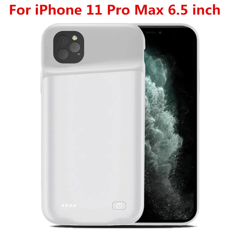 Для iPhone 11 11 Pro 11 Pro Аккумулятор max зарядное устройство чехол 5200 мАч тонкий резервного копирования зарядки PowerBank чехол для iPhone 11 Pro батарея Чехол - Цвет: For iPhone11 Pro Max