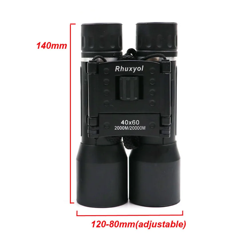 2020 новые бинокли с оптическими линзами двойным фокусом 40x60 мощные телескопы