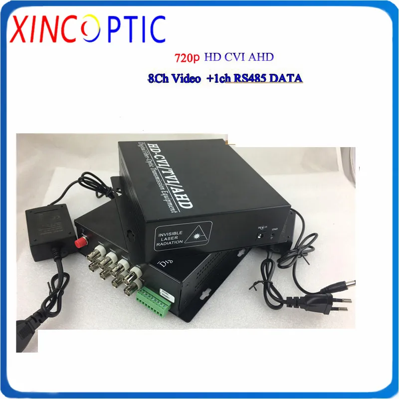 720P CCTV 8Ch AHD/TVI/CVI BNC к цифровому видеоконвертеру FC SM Simplex (одноволоконный) 20 км с 1CH