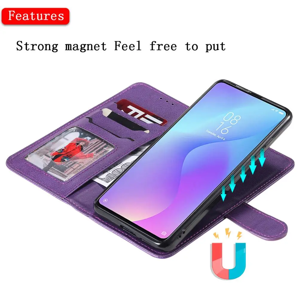 Флип-чехол для Xiao mi Red mi K20 Pro Note 7 Pro Магнитный 2 в 1 деловой кожаный бумажник съемный для Xiaomi mi 9T чехол