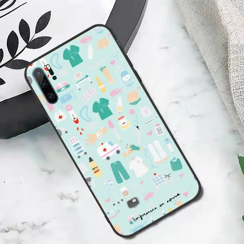 

Medicine Doctor Nurse Phone Case For Huawei P20 P30 P40 lite Pro P Smart 2019 Mate 10 20 Lite Pro Nova 5t