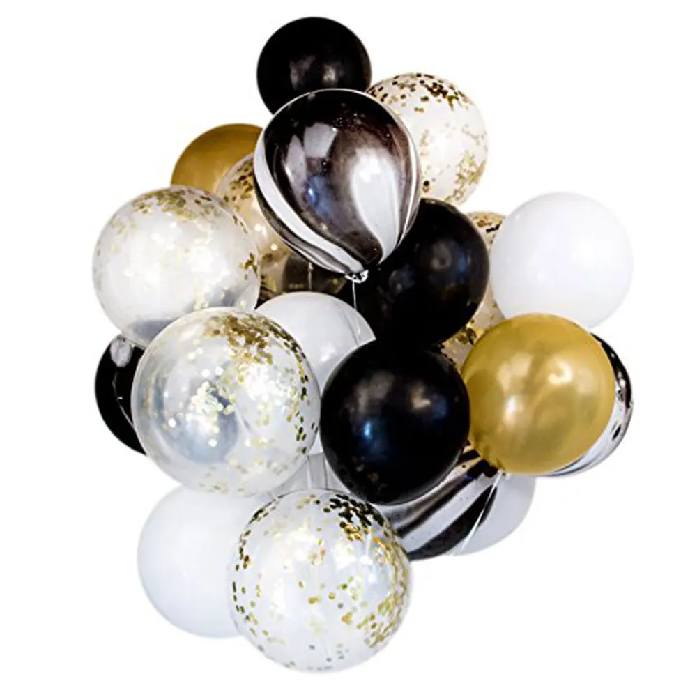 Разноцветные латексные воздушные шары конфетти 12 дюймов праздничные свадебные