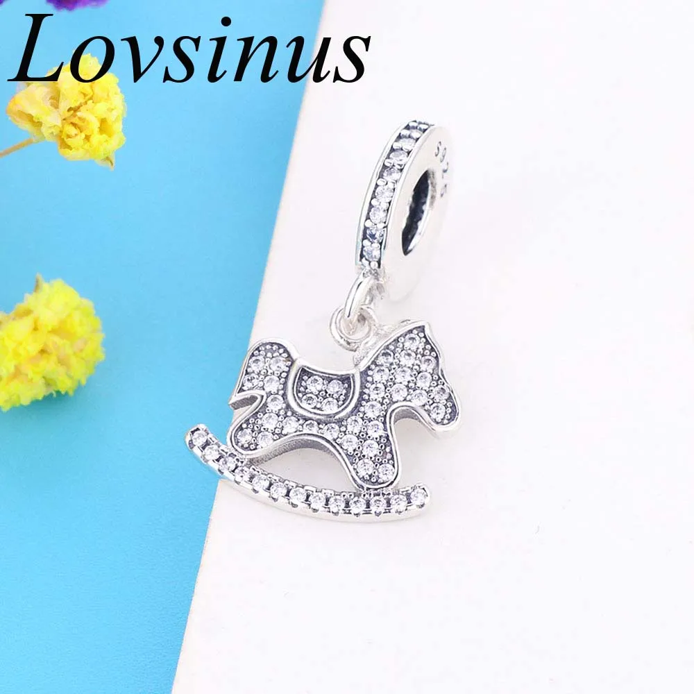 2019 летние реальные 925 стерлингового серебра Троянский конь талисман с