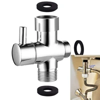 brass bathroom toilet bidet g12 bidet shower diverter valve 3 way shower faucet tee connector valve tool bathroom accessories
